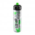 Láhev RaceOne I-GLOO 650ml, Thermo - stříbrná-zelená fluo